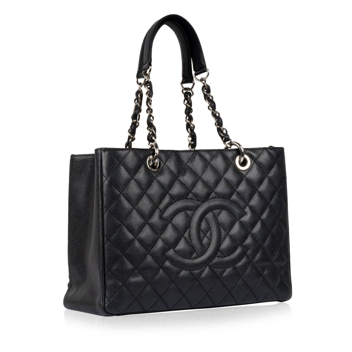 Chanel Timeless Caviar Black Tote Bag Style 13
