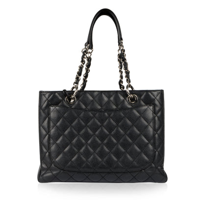 Chanel Timeless Caviar Black Tote Bag Style 13
