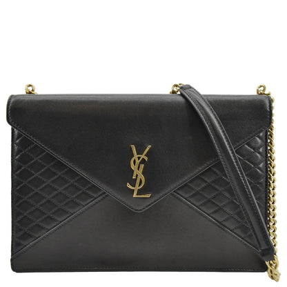 Saint Laurent Leather Black Shoulder Bag Style 6