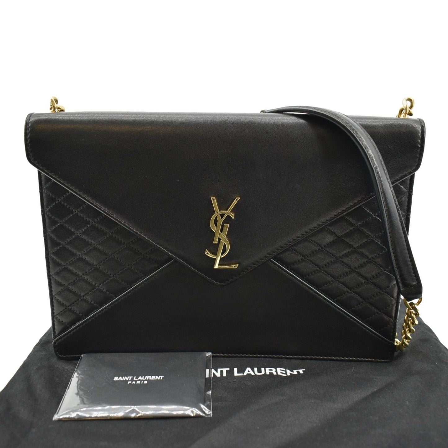 Saint Laurent Leather Black Shoulder Bag Style 6