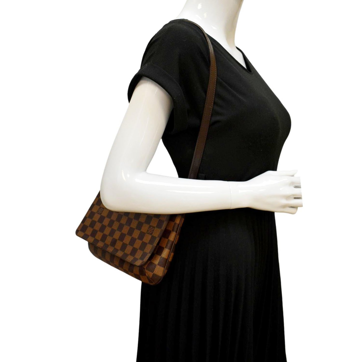 LOUIS VUITTON M tte Tango Monogram Canvas Short Strap Shoulder Bag Brown