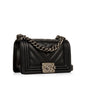 Chanel Boy Bag Lambskin Black Shoulder Bag Style 73