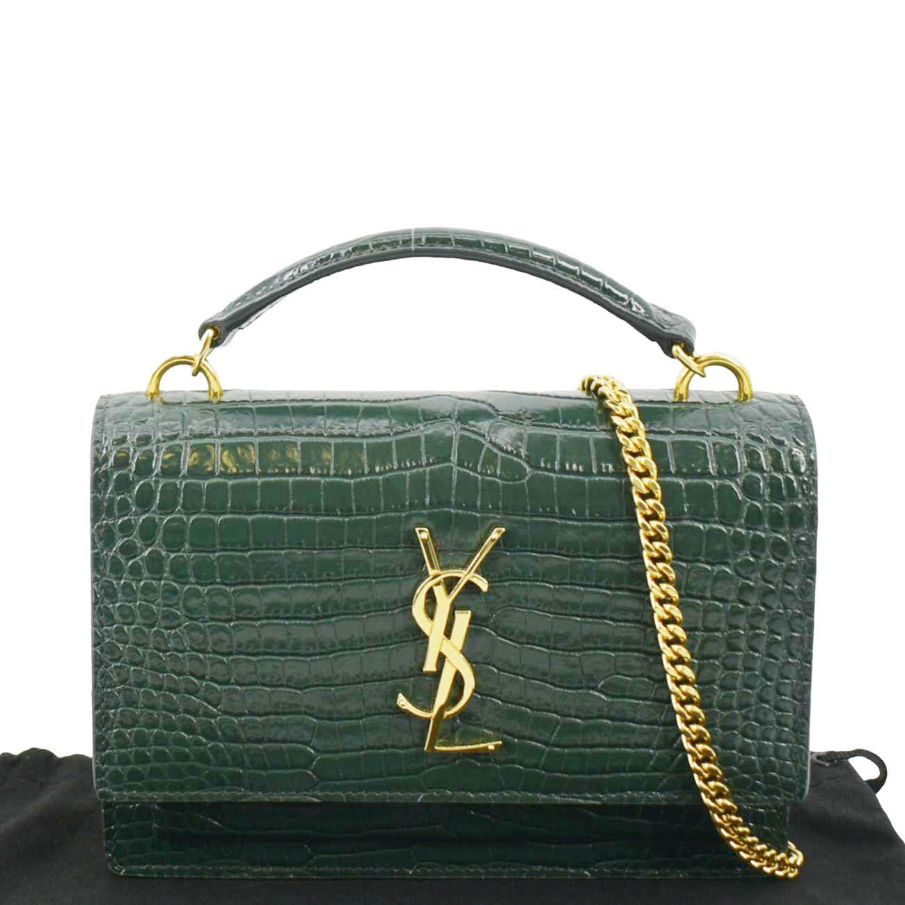 Saint Laurent Sunset Leather Red Crossbody Style 7