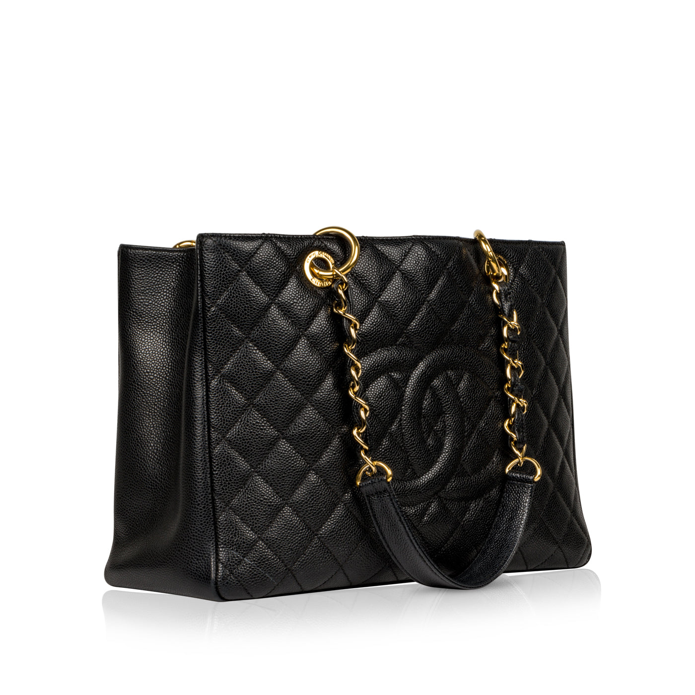 Chanel Timeless Caviar Black Tote Bag Style 11