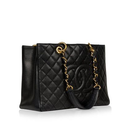 Chanel Timeless Caviar Black Tote Bag Style 11