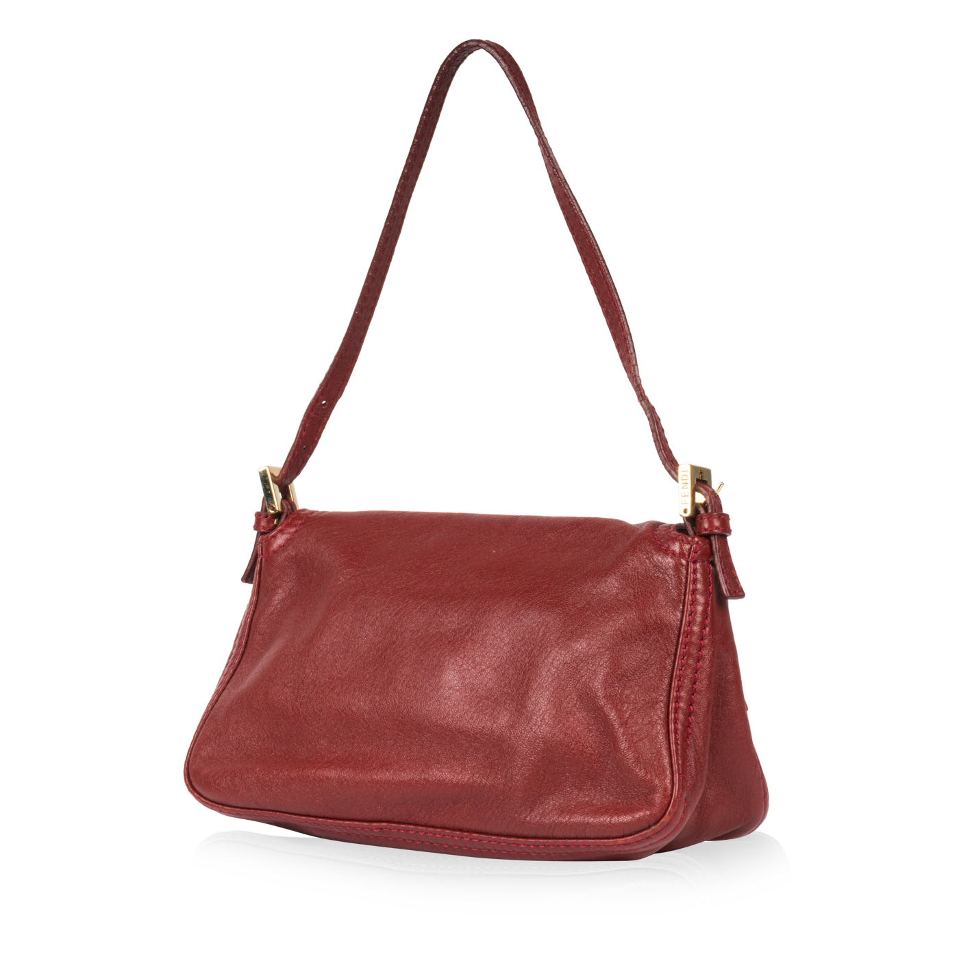 Fendi Baguette Red Shoulder Bag Style 36