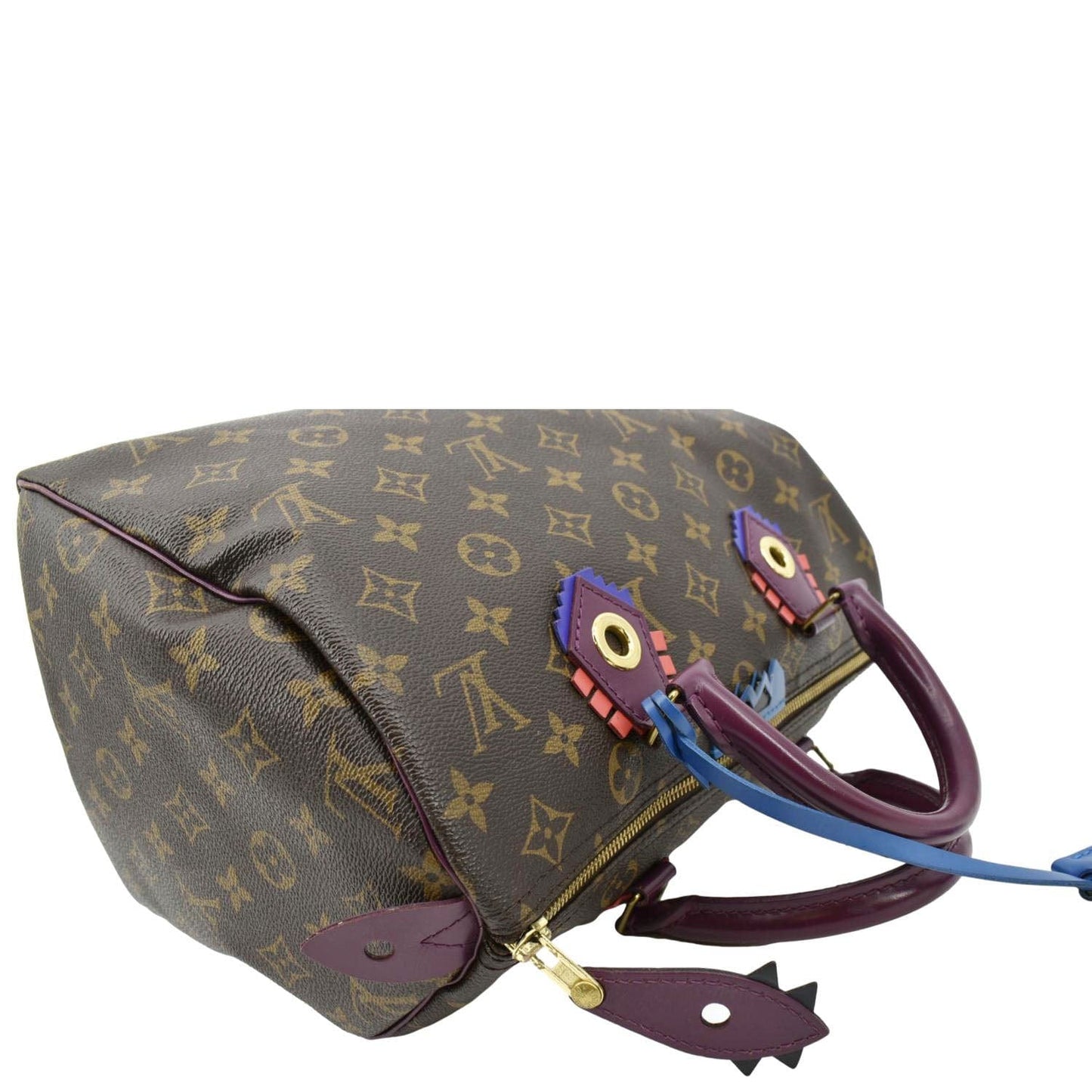 LOUIS VUITTON Totem 30 Monogram Canvas Satchel Bag Magenta