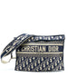 Dior Crossbody Messenger Purse Blue Oblique Canvas