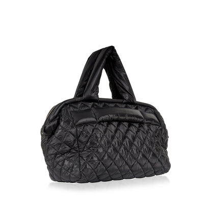 Chanel Shopping Tote Quilted Black Tote Bag Style 5