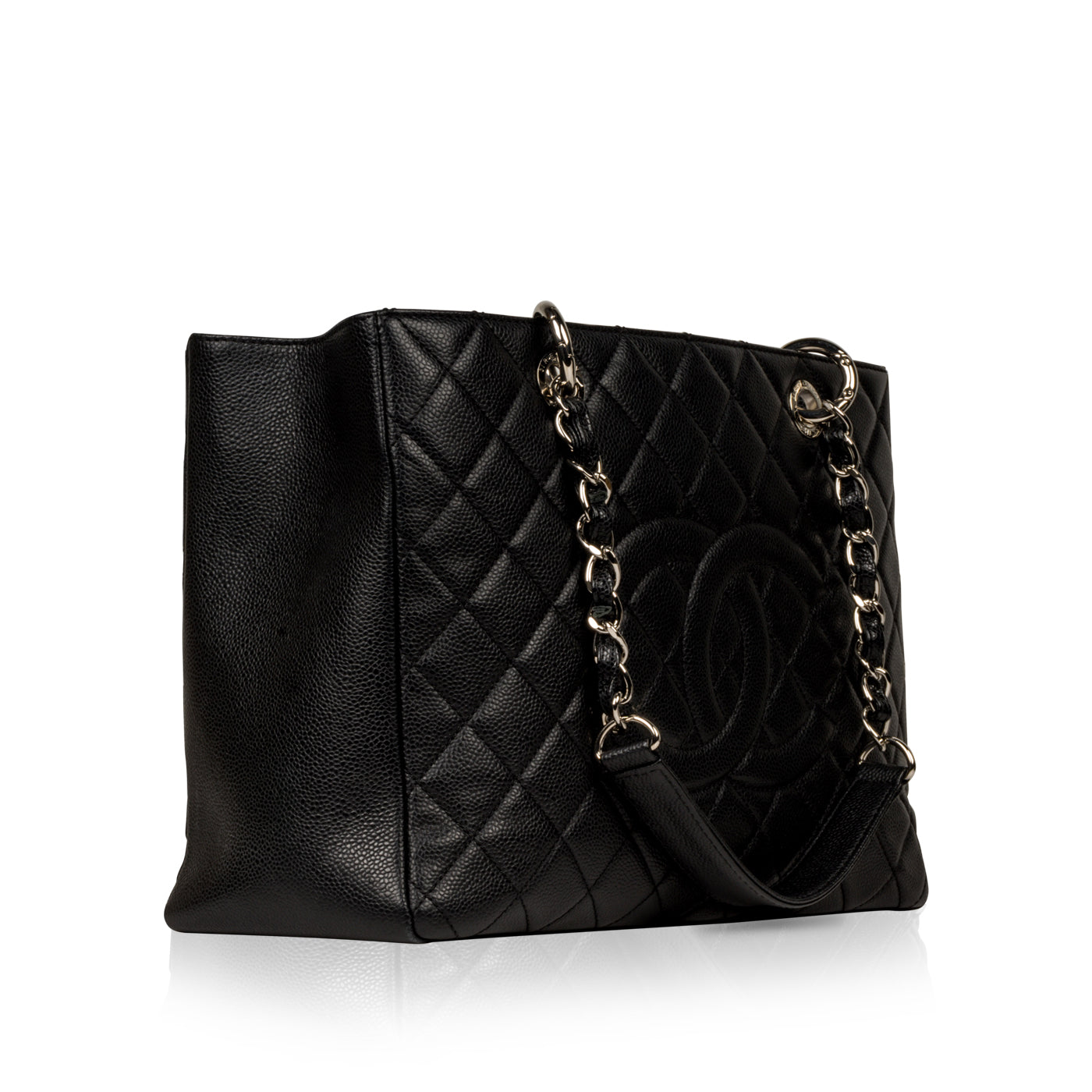 Chanel Timeless Caviar Black Tote Bag Style 41