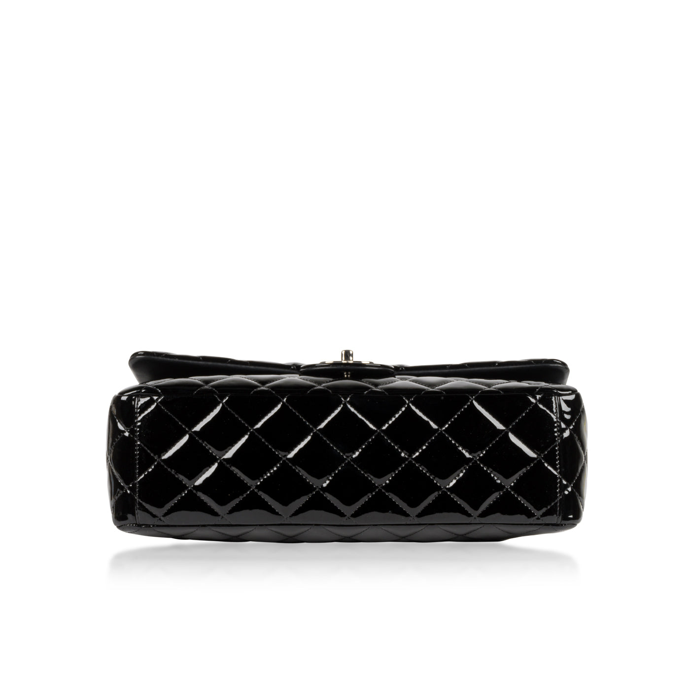 Chanel Classic Flap Patent Leather Black Shoulder Bag Style 15