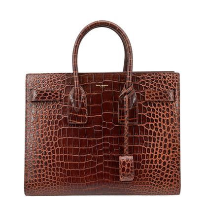 Saint Laurent Sac De Jour Leather Brown Handbag