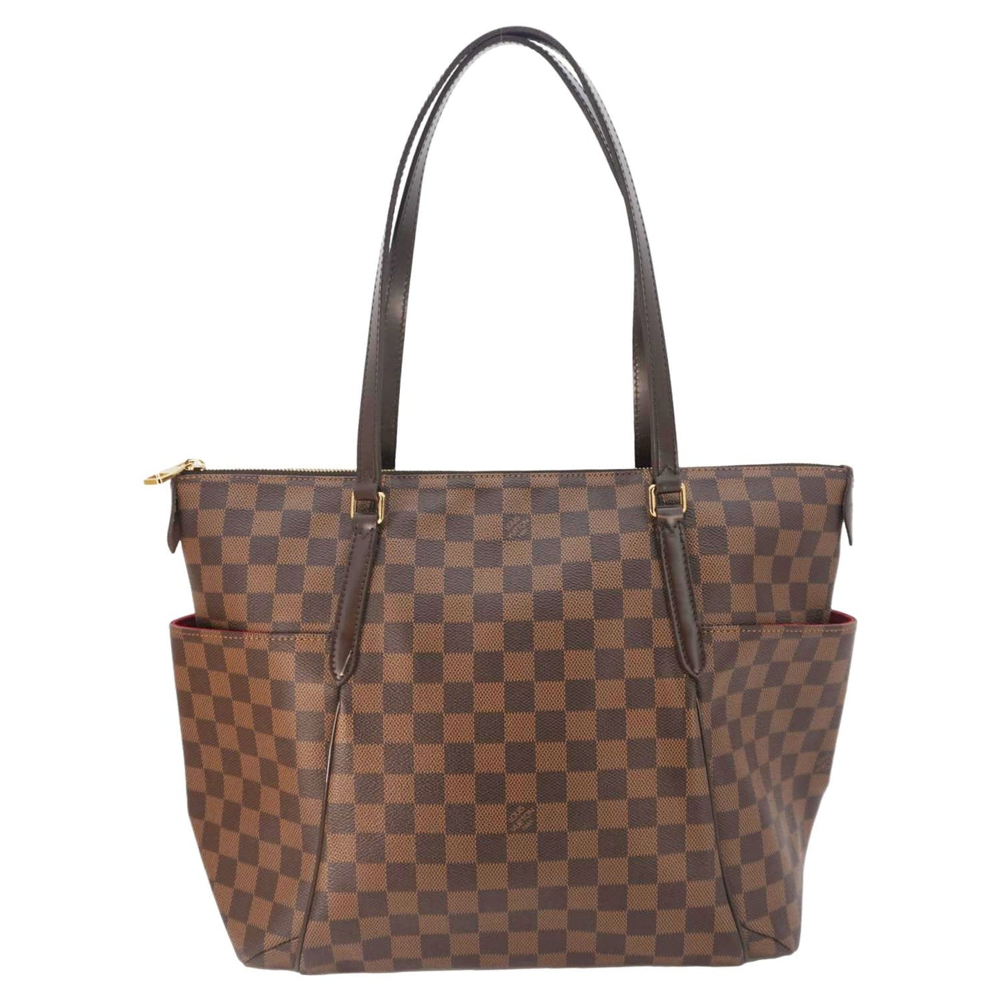 LOUIS VUITTON Totally Damier Ebene Shoulder Bag Brown