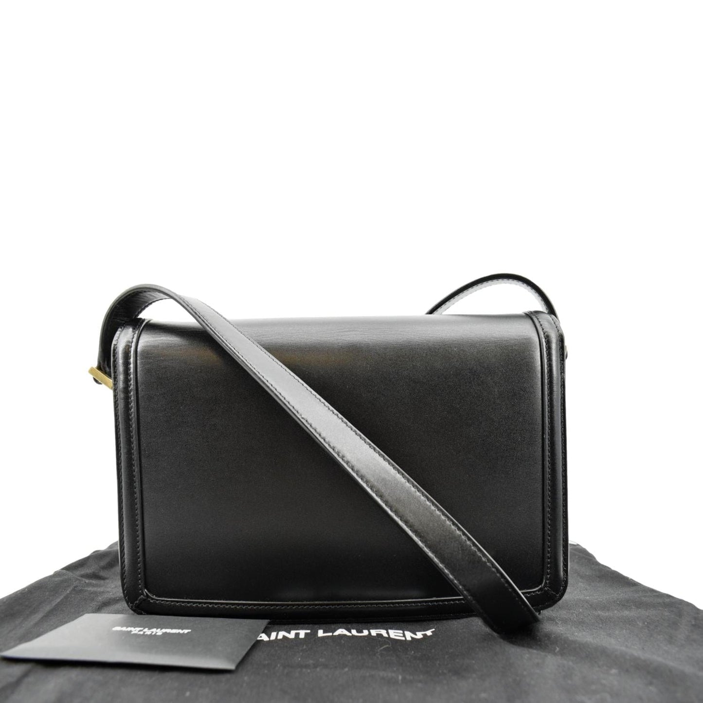 Saint Laurent Solferino Leather Black Crossbody