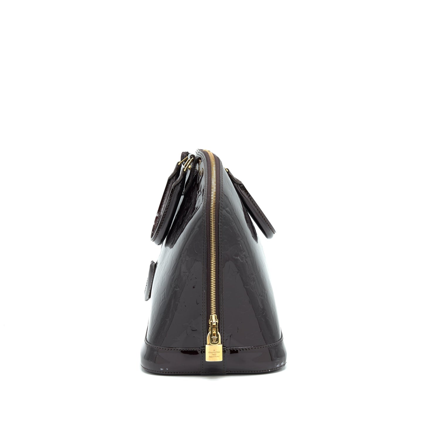 Louis Vuitton Alma GM Patent Leather Amarante Vernis