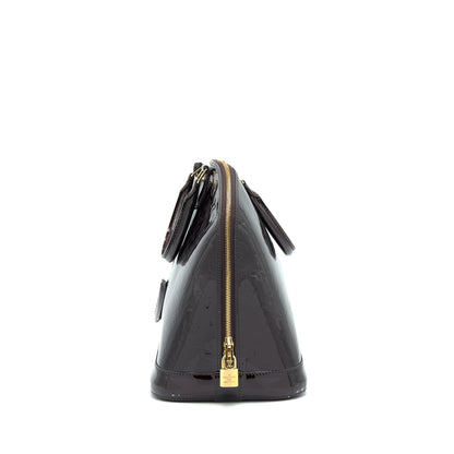 Louis Vuitton Alma GM Patent Leather Amarante Vernis