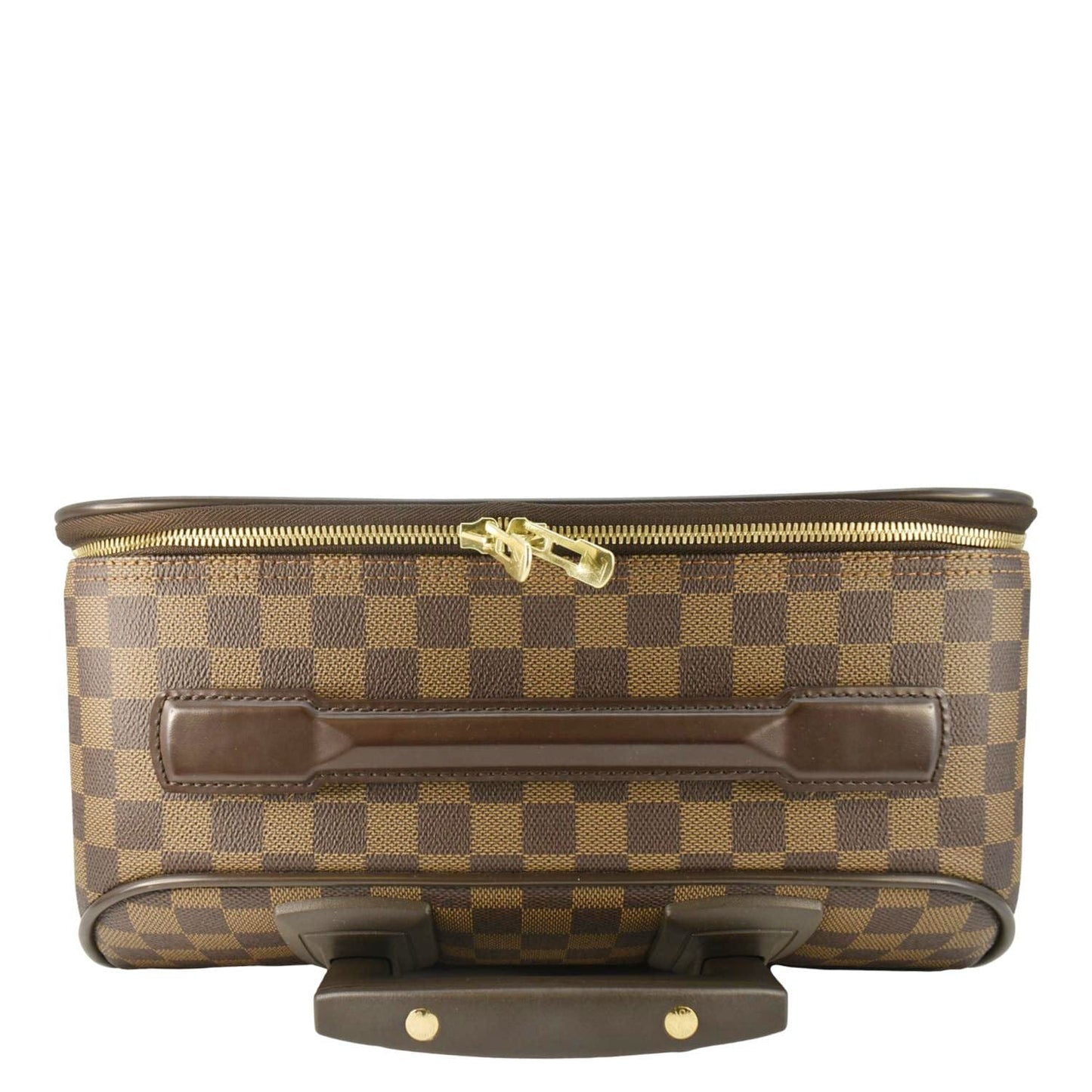 LOUIS VUITTON Pegase 45 Damier Ebene Rolling Travel Bag Brown