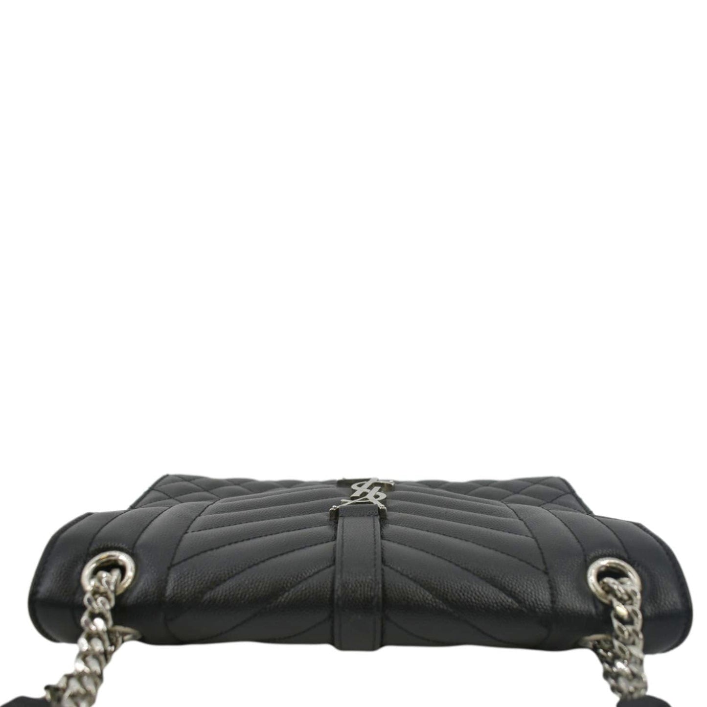 Saint Laurent Envelope Leather Black Crossbody Style 4