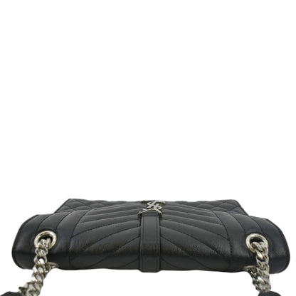 Saint Laurent Envelope Leather Black Crossbody Style 4