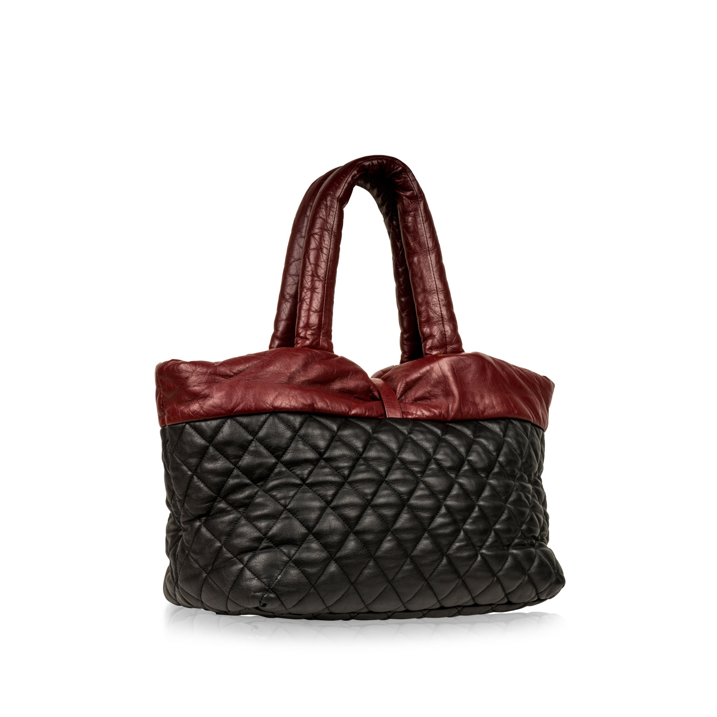 Chanel Shopping Tote Lambskin Black Tote Bag Lambskin