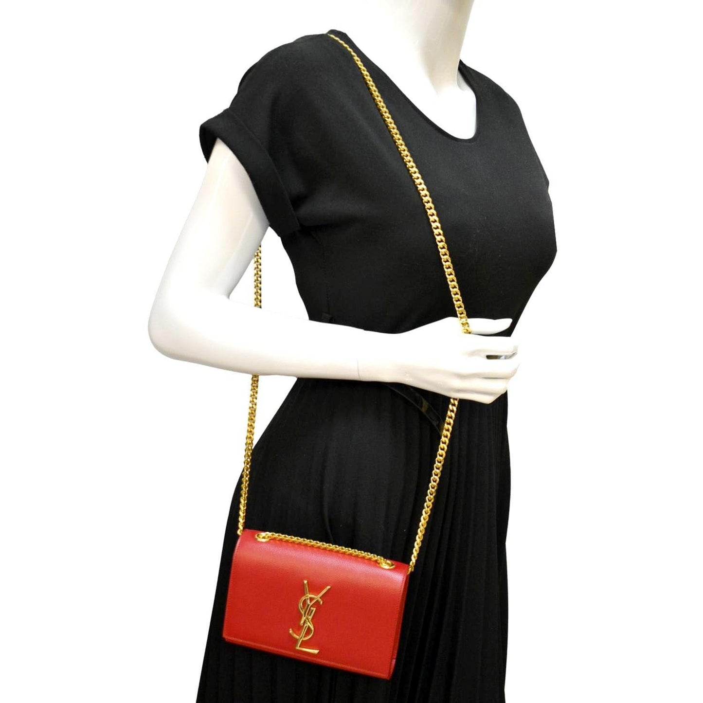 Saint Laurent Kate Red Crossbody Style 4