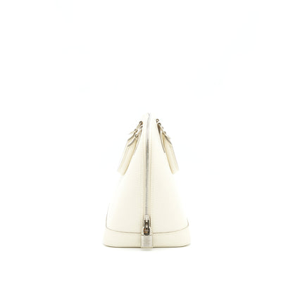 Louis Vuitton Alma MM epi leather white SHW