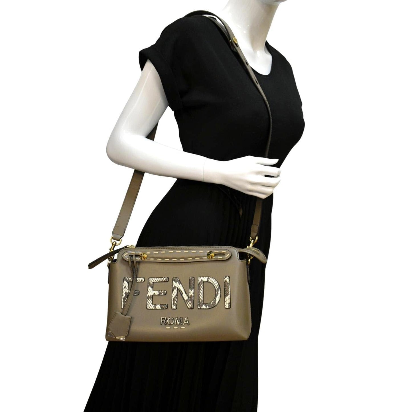 Fendi By The Way Leather Red Handbag Style 19