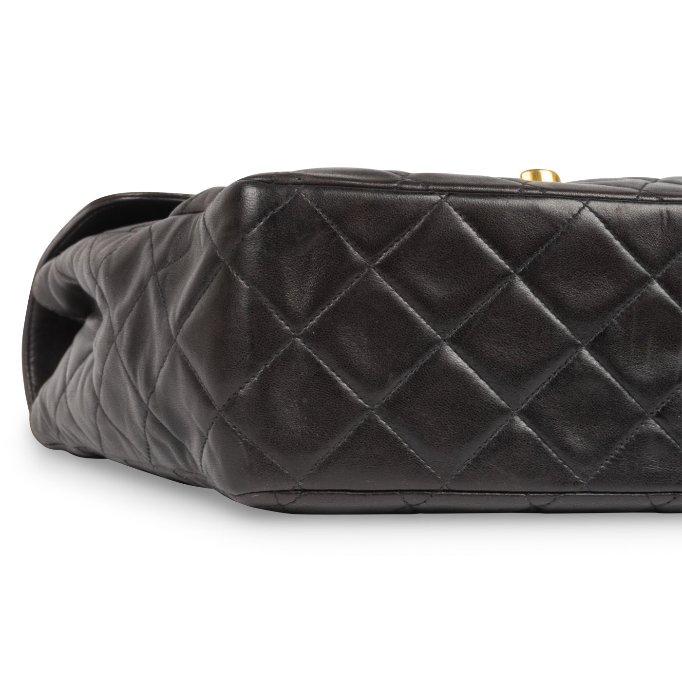 Chanel Classic Flap Lambskin Black Shoulder Bag Style 15