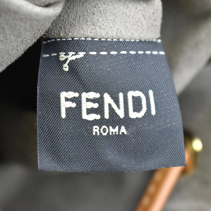 Fendi Mon Tresor Leather Brown Crossbody Leather