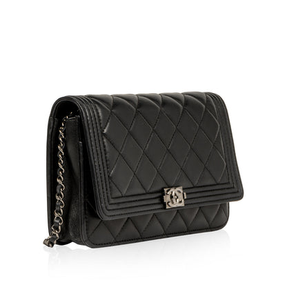 Chanel Classic Flap Lambskin Black Crossbody Lambskin