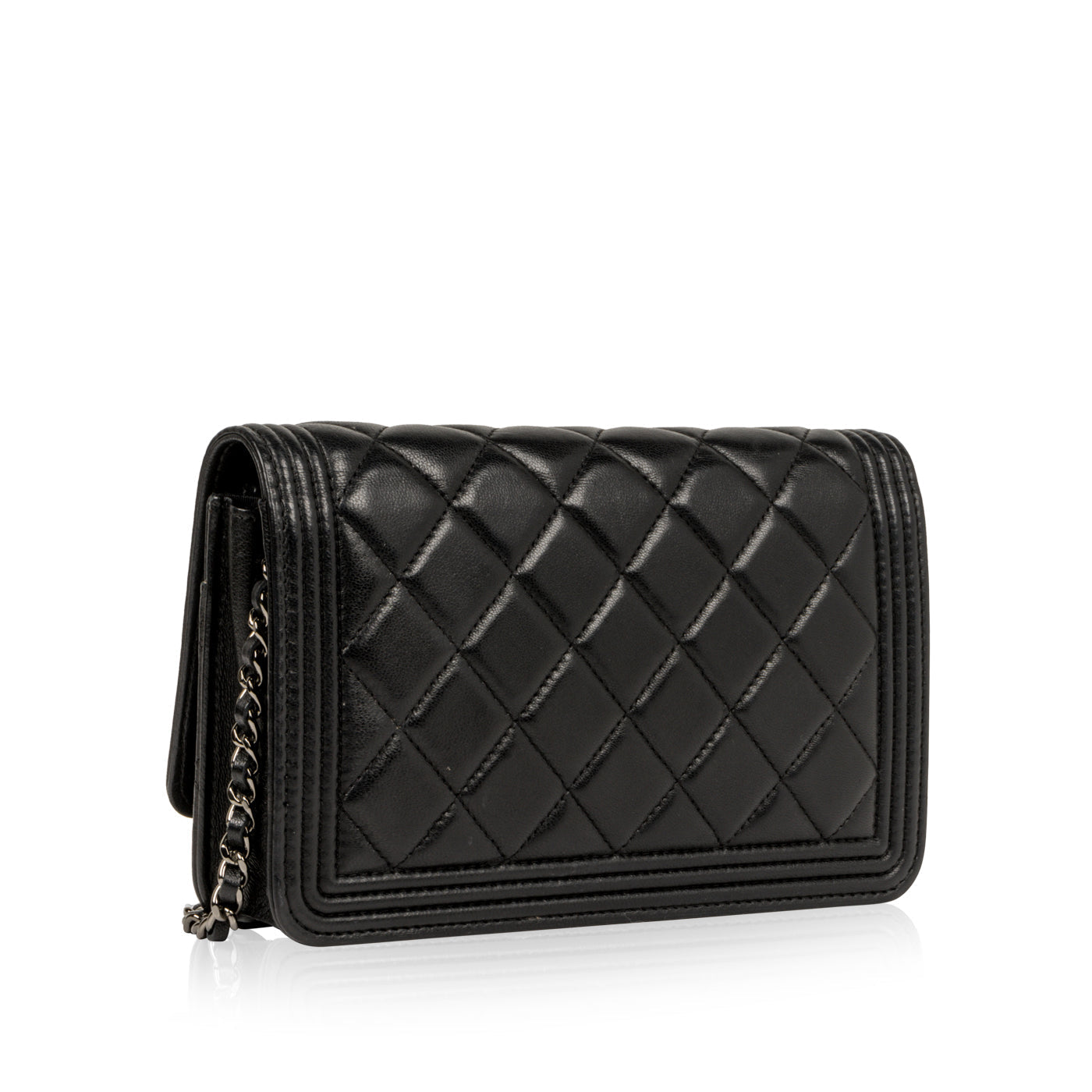 Chanel Classic Flap Lambskin Black Crossbody Lambskin
