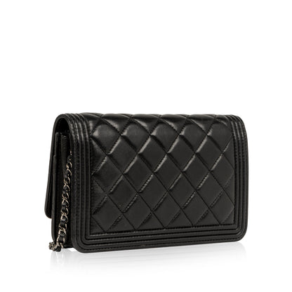 Chanel Classic Flap Lambskin Black Crossbody Lambskin