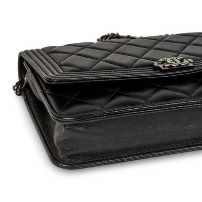 Chanel Classic Flap Lambskin Black Crossbody Lambskin