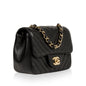 Chanel Classic Flap Lambskin Black Shoulder Bag Style 341