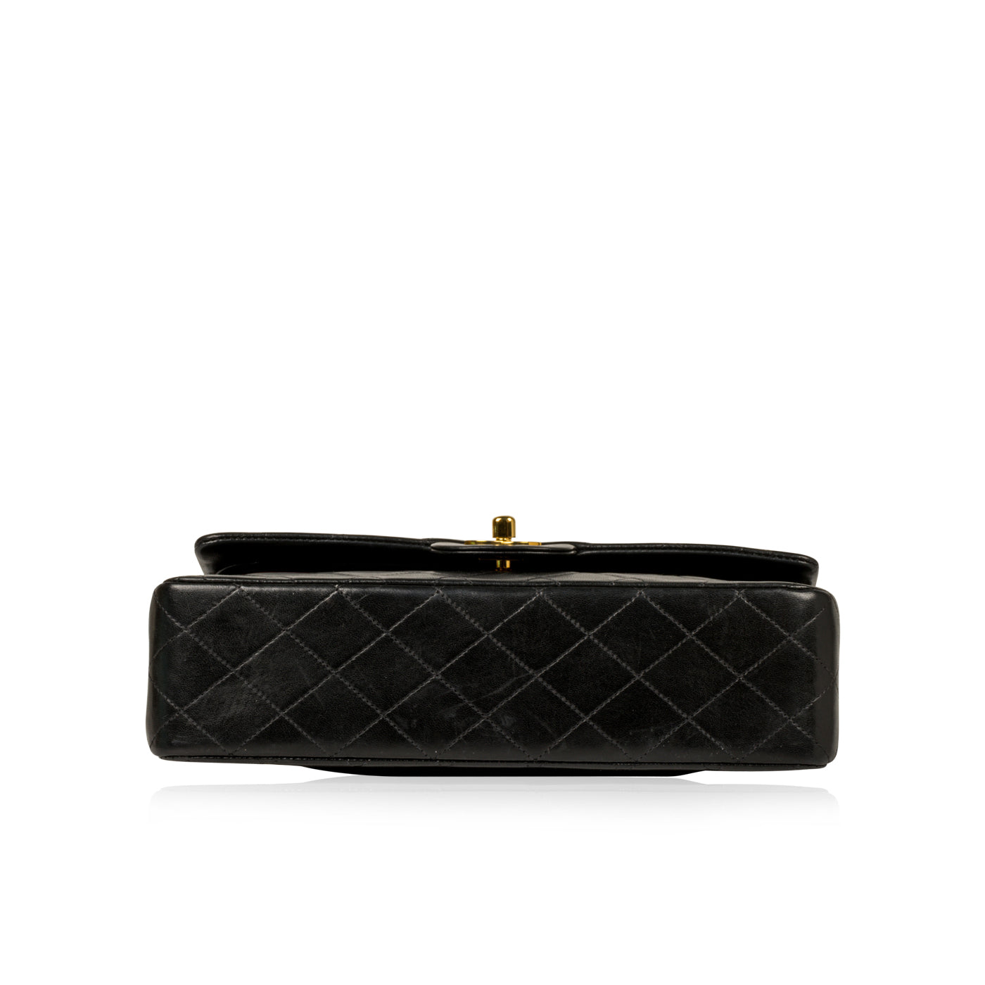 Chanel Classic Flap Lambskin Black Shoulder Bag Style 150