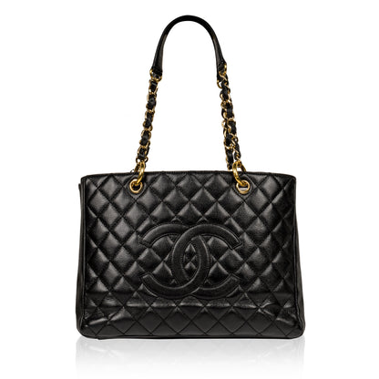 Chanel Timeless Caviar Black Tote Bag Style 12