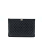 Chanel Boy Clutch Lambskin Black SHW