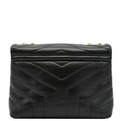 Saint Laurent Loulou Leather Black Crossbody Style 11