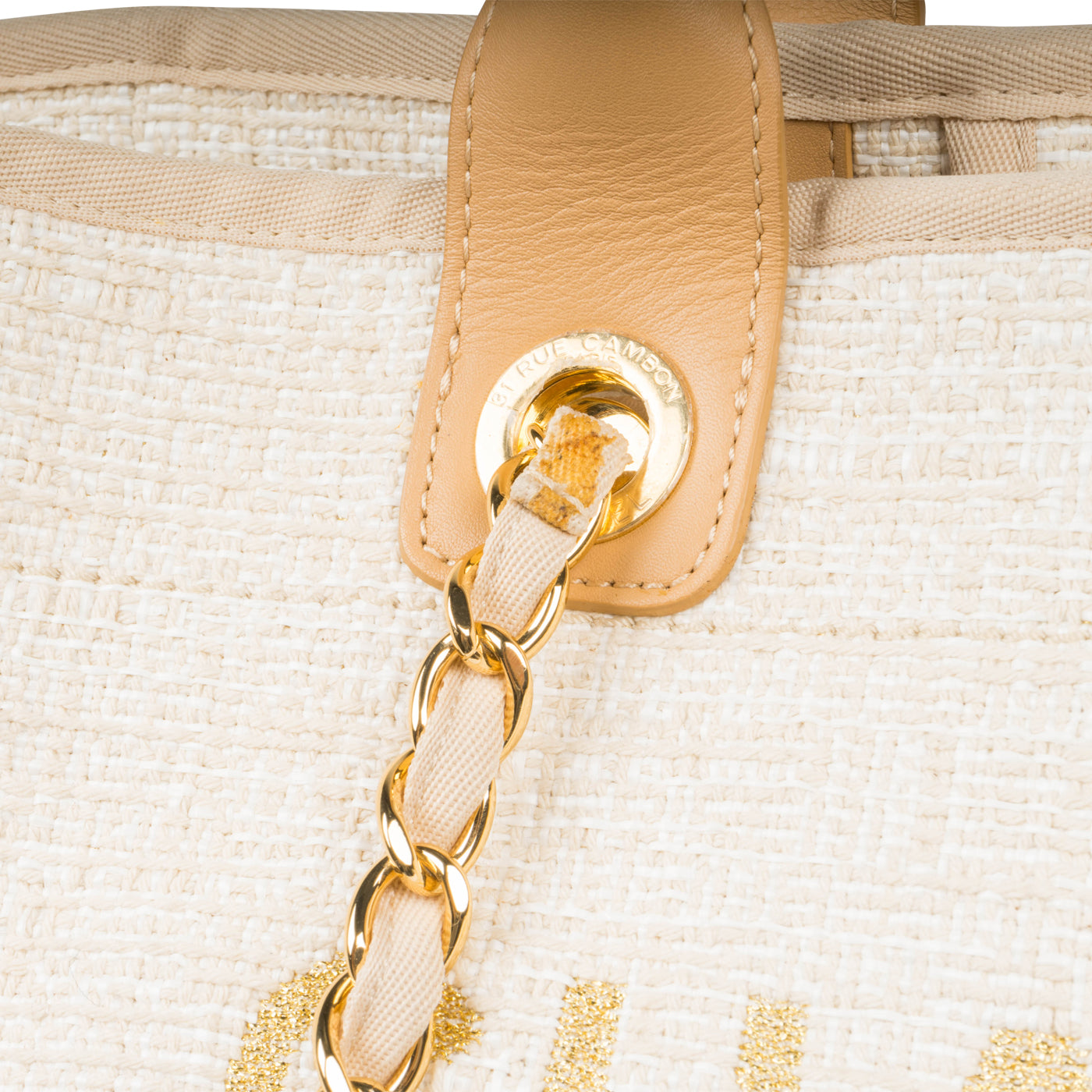 Chanel Deauville Canvas Black Tote Bag