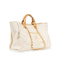 Chanel Cambon Canvas Gold Tote Bag Style 3