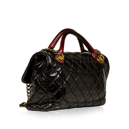 Chanel Timeless Leather Black Handbag Leather