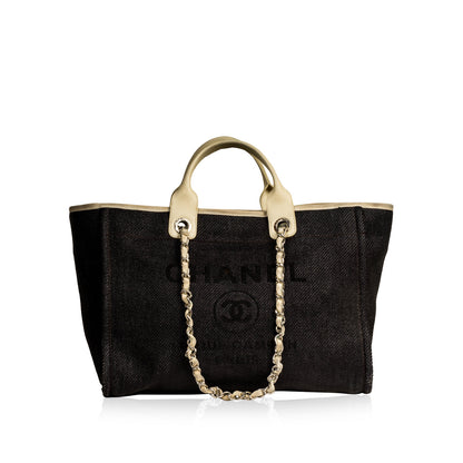 Chanel Cambon Leather Black Tote Bag Style 5