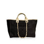 Chanel Cambon Leather Black Tote Bag Style 5