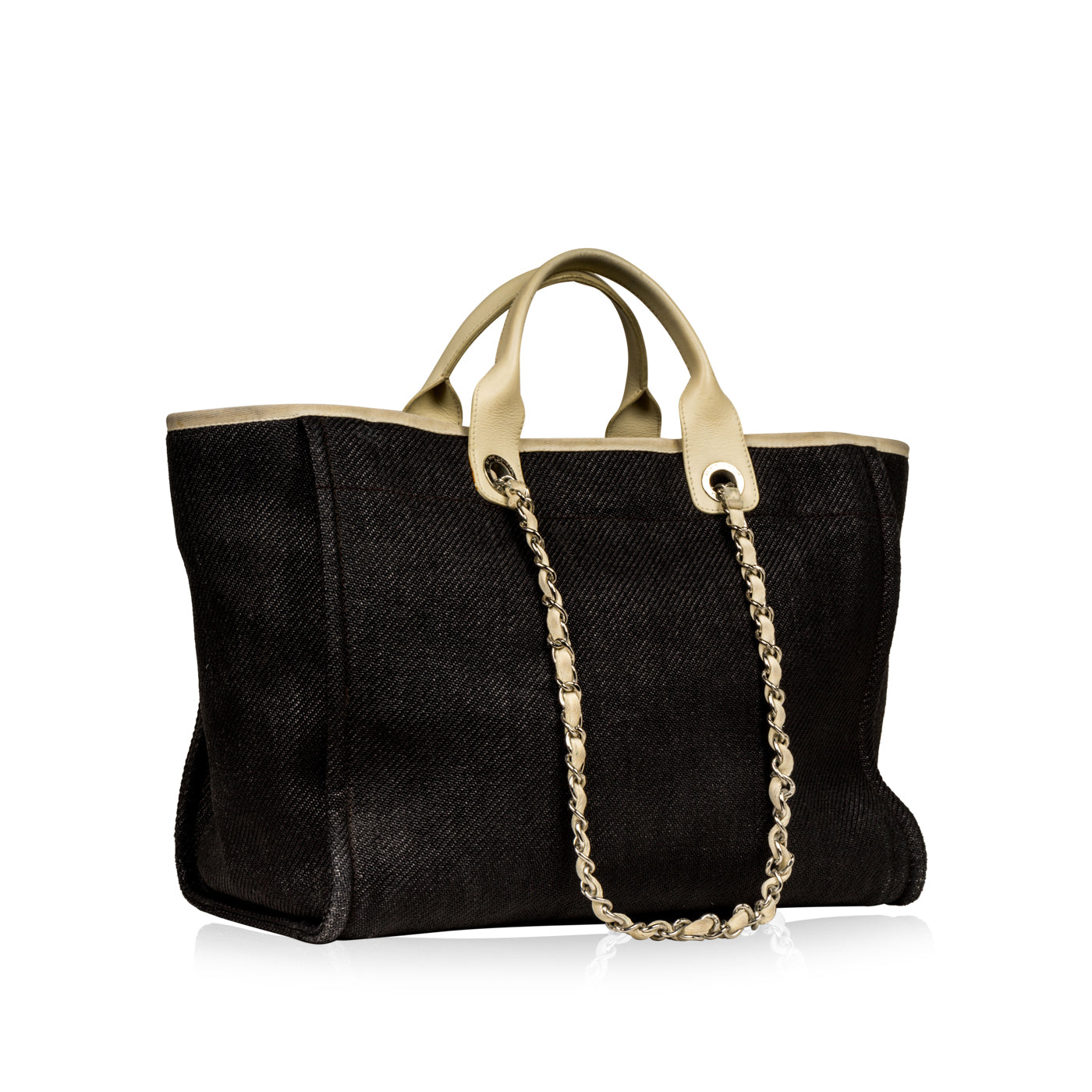 Chanel Cambon Leather Black Tote Bag Style 5