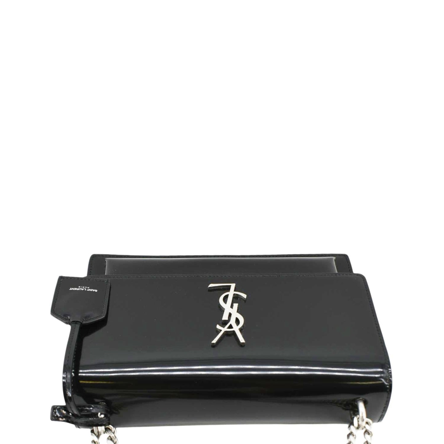 Saint Laurent Sunset Leather Black Shoulder Bag Style 6