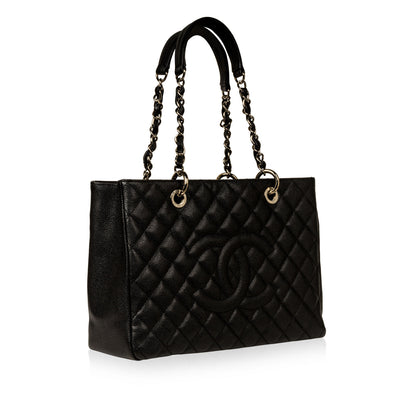 Chanel Timeless Caviar Black Tote Bag Style 40
