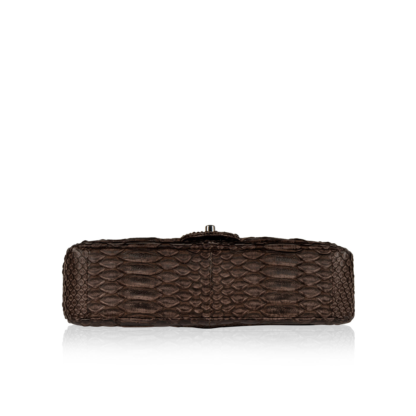 Chanel Classic Flap Leather Brown Shoulder Bag Leather