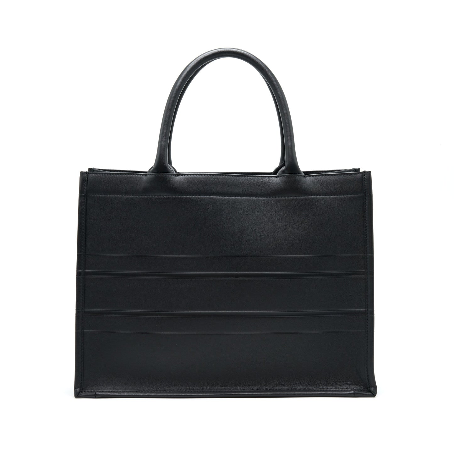 Dior Small Leather Book Tote black