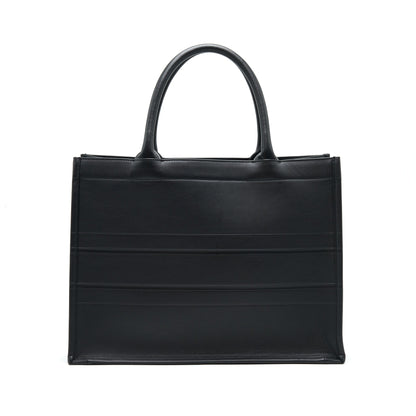 Dior Small Leather Book Tote black