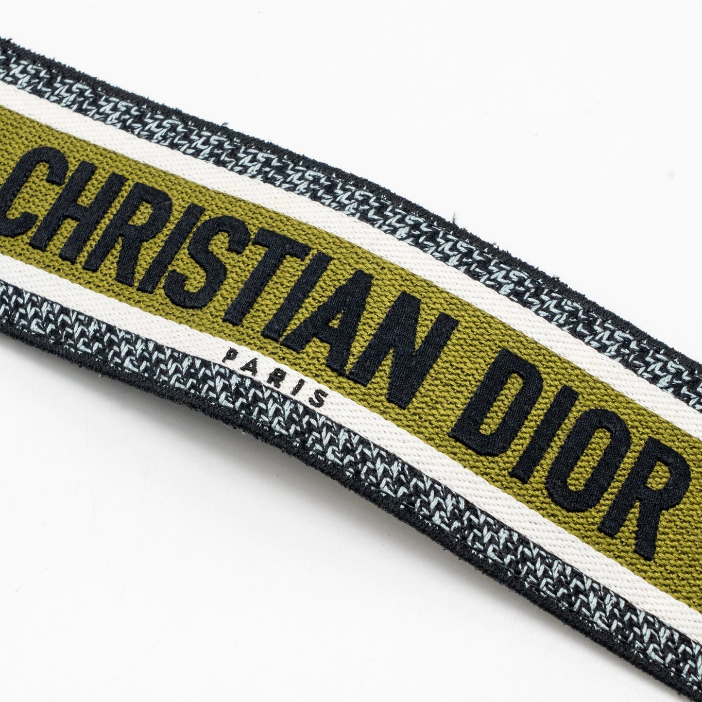 Dior Shoulder Strap Canvas Embroidered/Leather Green/Black/Multicolour